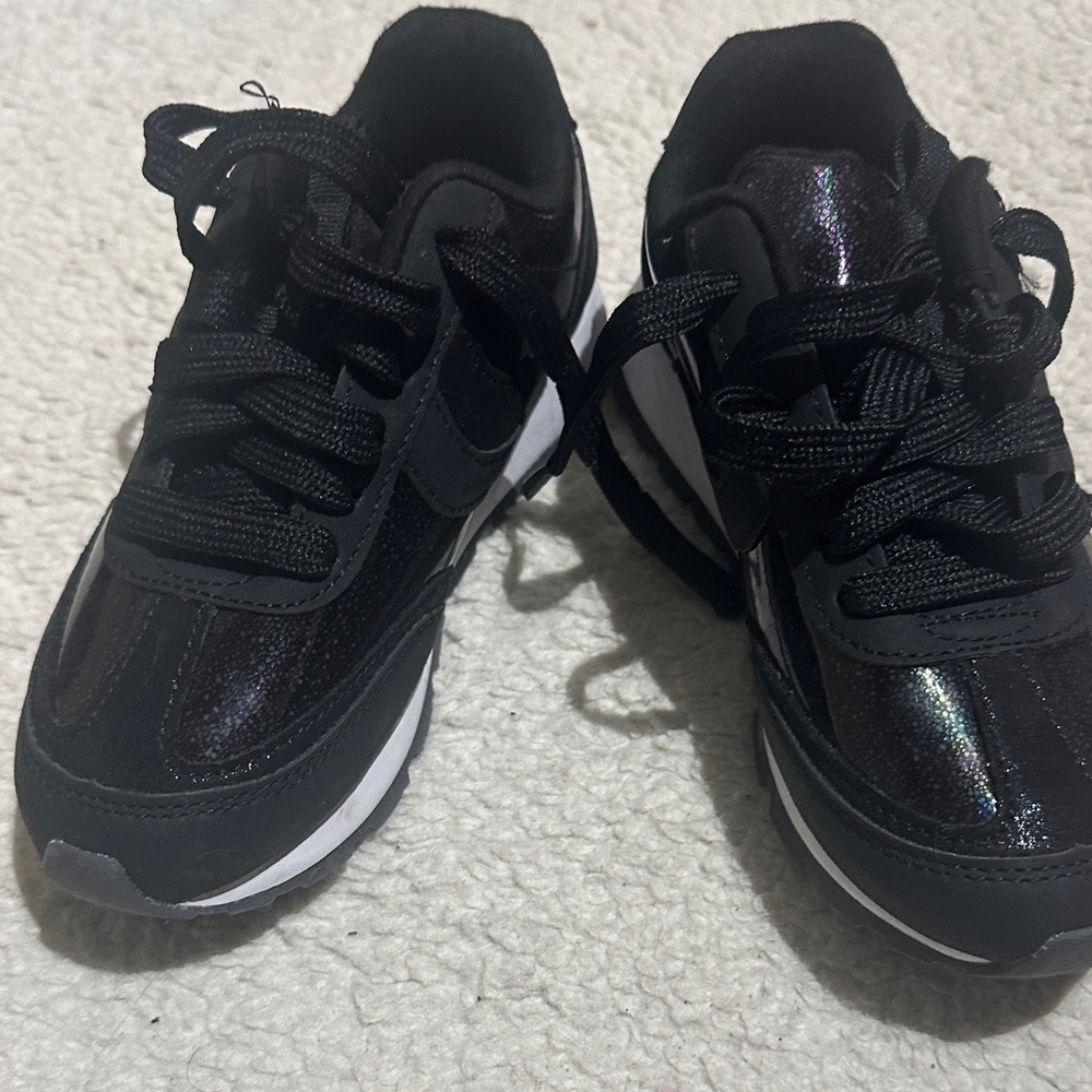 Kids Black Sneakers